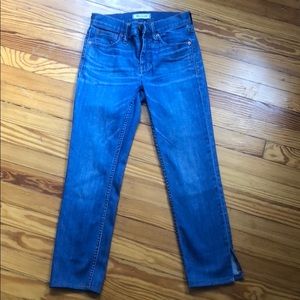 Madewell 9” high rise skinny jeans